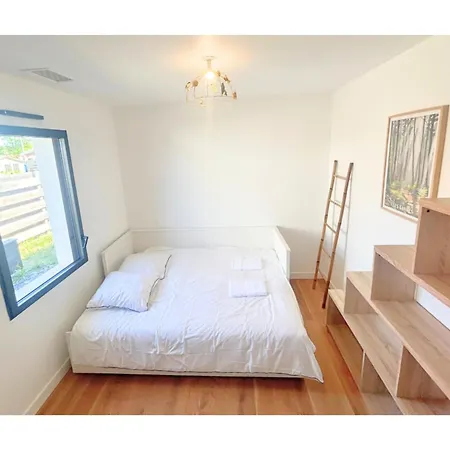 빌라 Maison Calme Biscarosse Avec Piscine - 10 Min 비스카로세