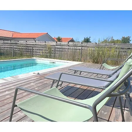 Maison Calme Biscarosse Avec Piscine - 10 Min * 비스카로세