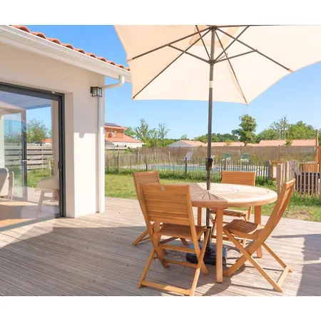 Maison Calme Biscarosse Avec Piscine - 10 Min *