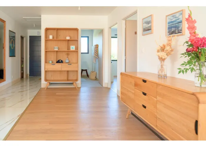 Maison Calme Biscarosse Avec Piscine - 10 Min