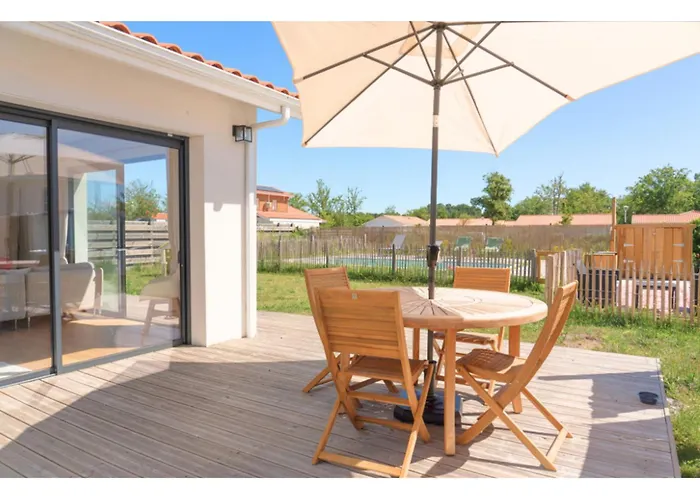 Maison Calme Biscarosse Avec Piscine - 10 Min *