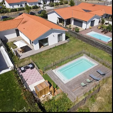 Vila Maison Calme Biscarosse Avec Piscine - 10 Min *