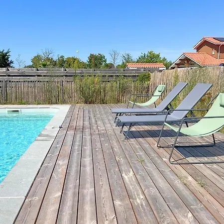 Maison Calme Biscarosse Avec Piscine - 10 Min