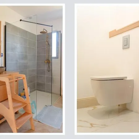 Maison Calme Biscarosse Avec Piscine - 10 Min Vila *