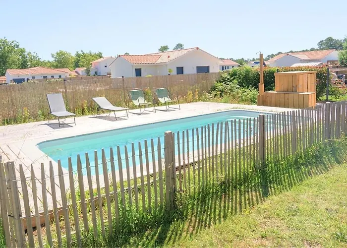 别墅 Maison Calme Biscarosse Avec Piscine - 10 Min 比斯卡罗斯