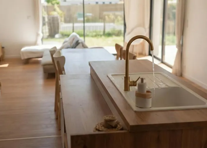 Maison Calme Biscarosse Avec Piscine - 10 Min 比斯卡罗斯