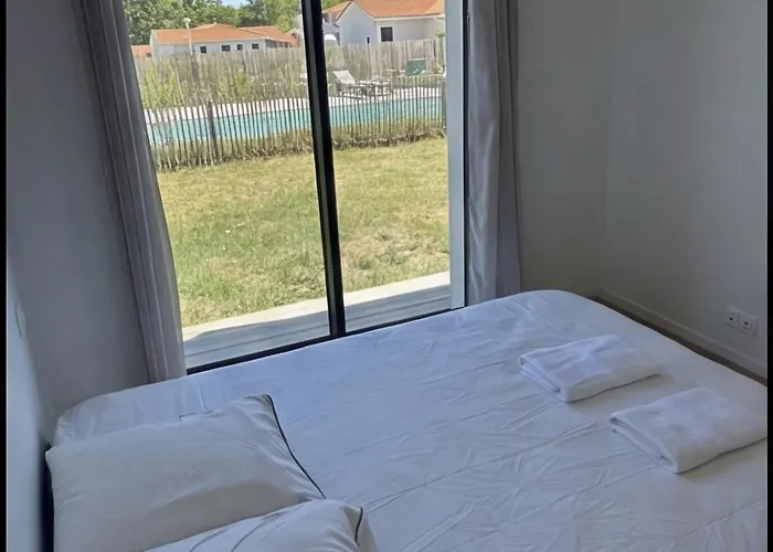 别墅 Maison Calme Biscarosse Avec Piscine - 10 Min